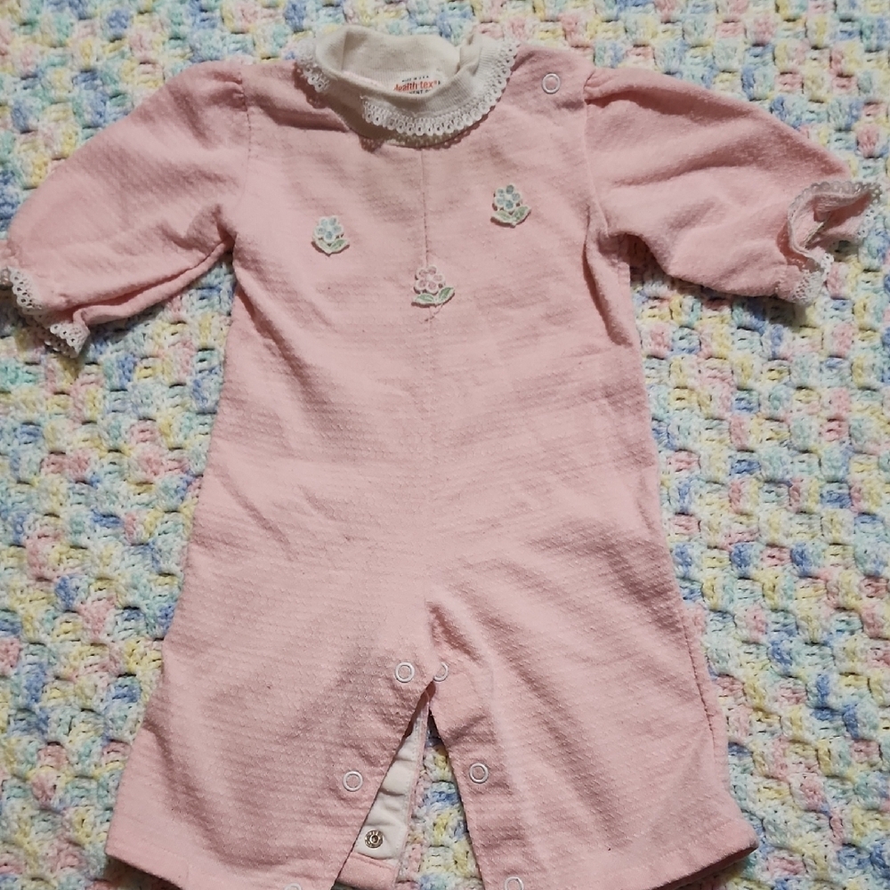 Pink Baby One Piece